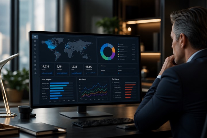 Dashboard e auditoria LynkArt