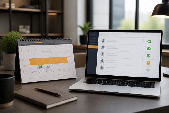 Gestão de férias e faltas no HEXAMIND Pro+